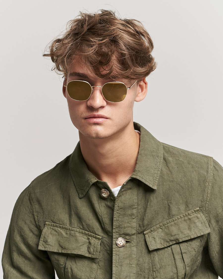 Uomini | Oliver Peoples Ades Sunglasses Gold | Oliver Peoples | Ades Sunglasses Gold