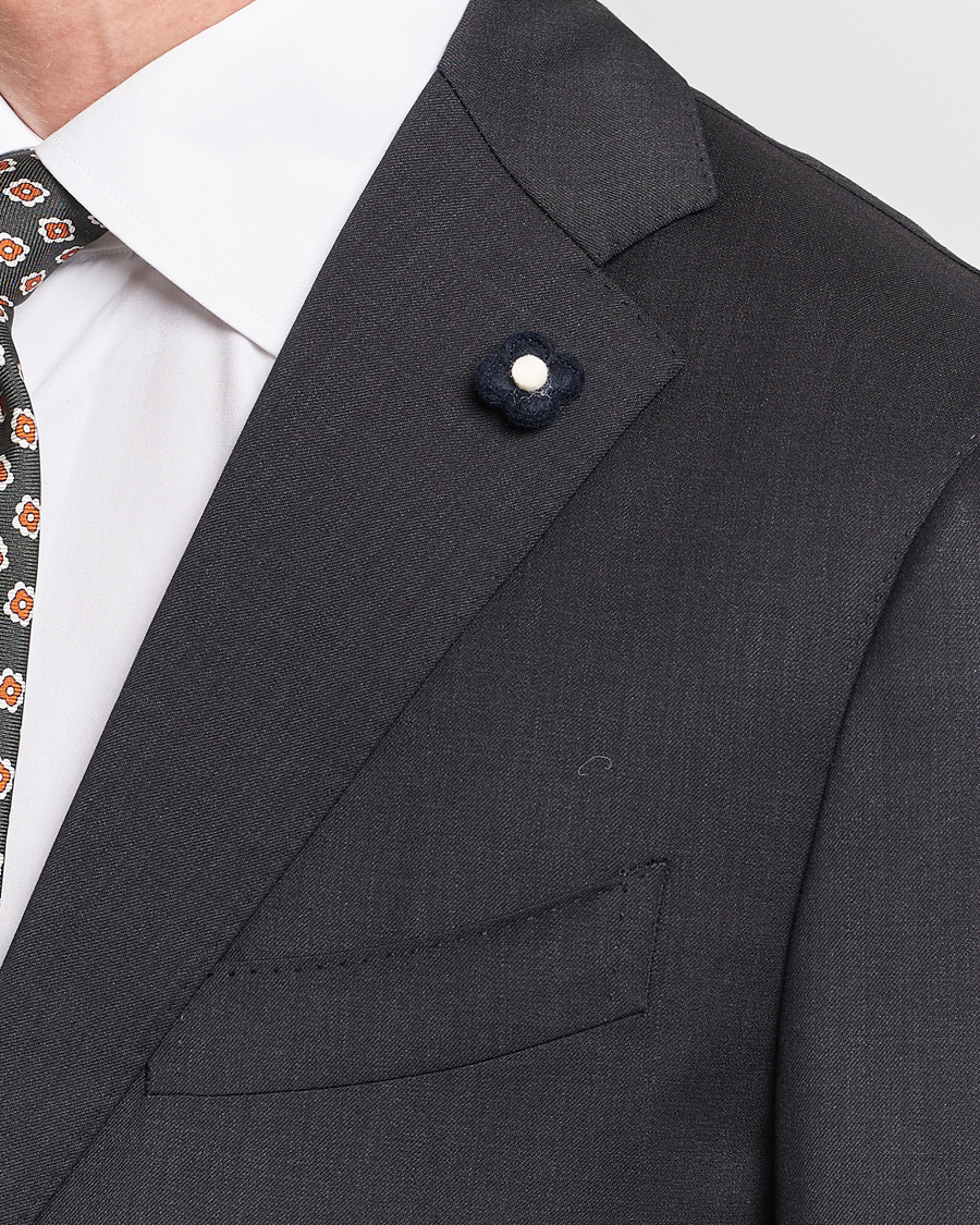 Uomini | Blazers | Lardini | Two Button Wool Blazer Grey