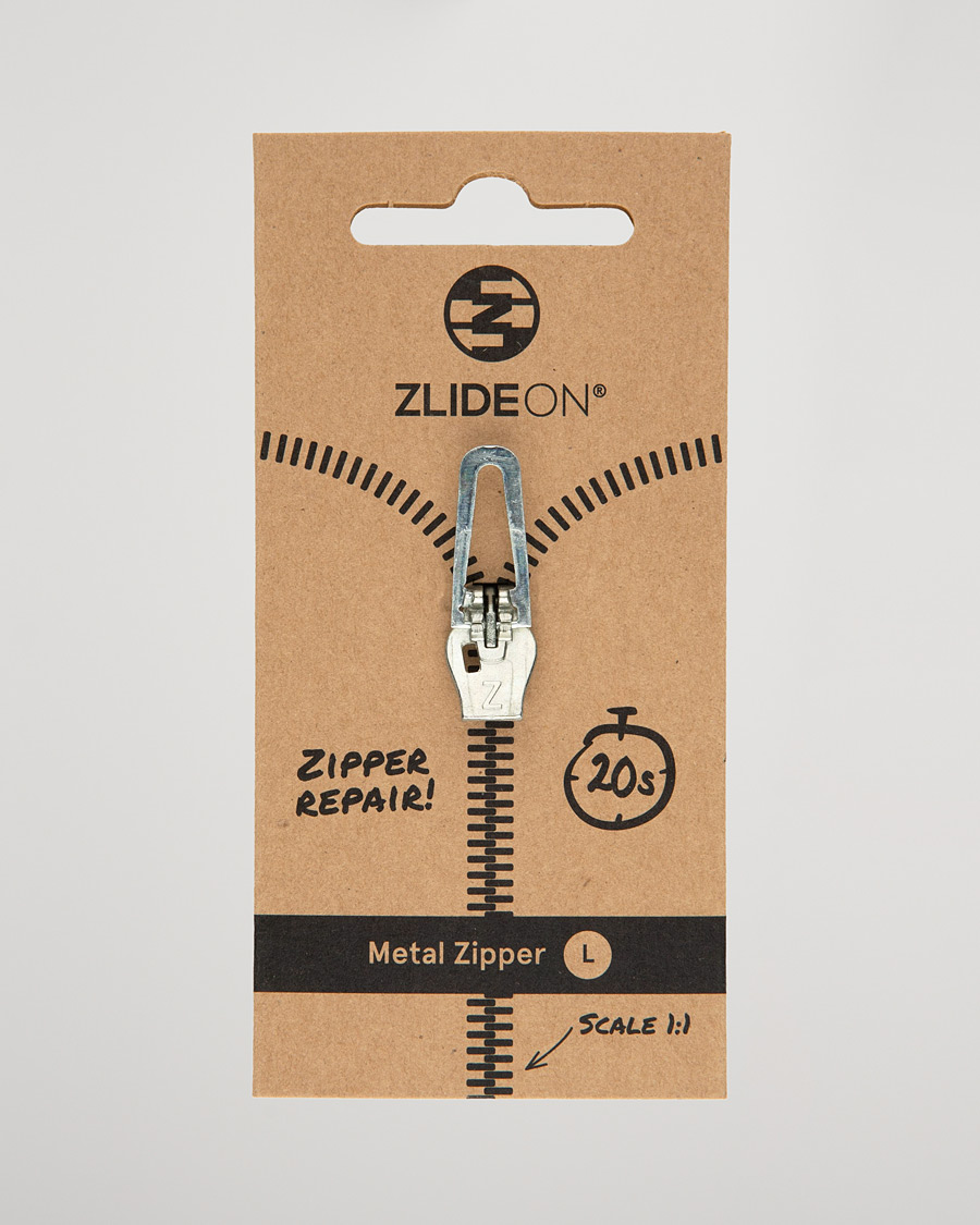 Uomini | Cura degli indumenti | ZlideOn | Normal Metal Zipper Silver L