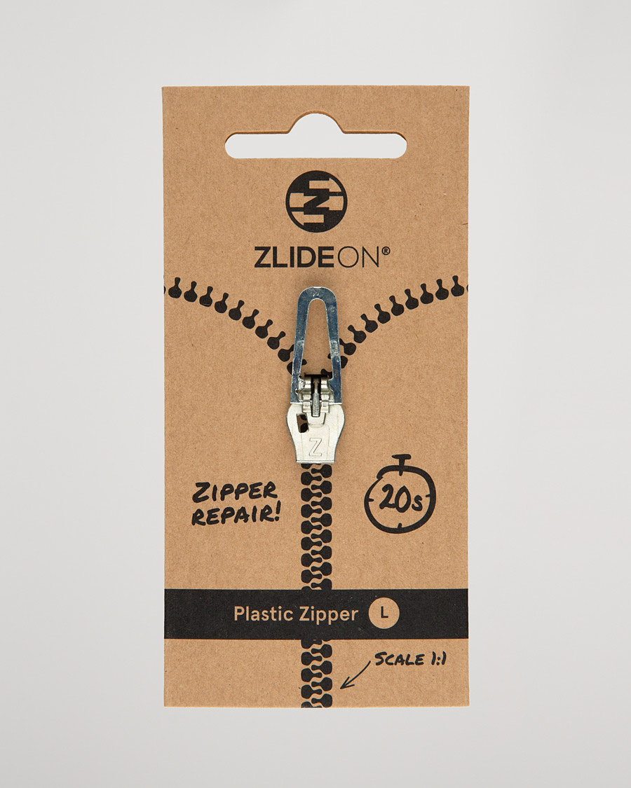 Uomini | Cura degli indumenti | ZlideOn | Normal Plastic Zipper Silver L