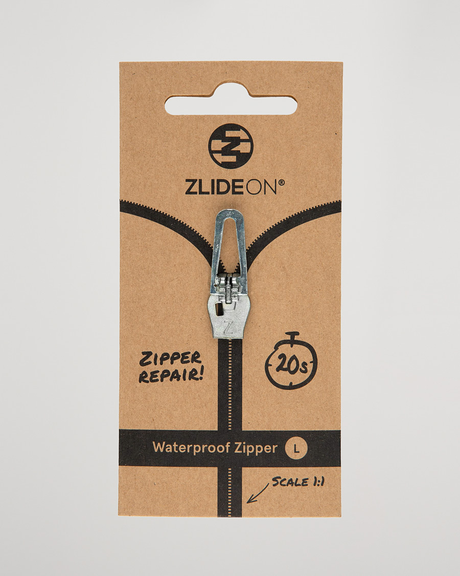 Uomini | Cura degli indumenti | ZlideOn | Waterproof Zipper Silver L