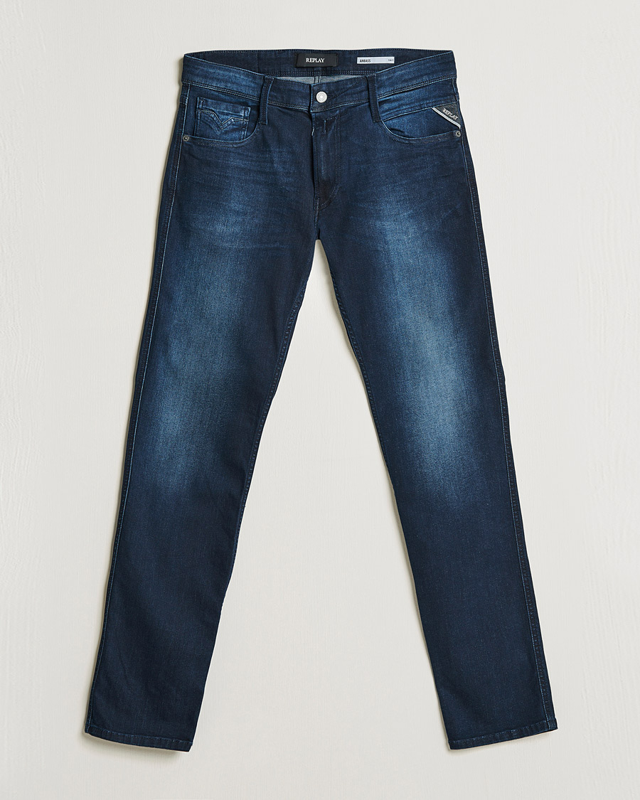 Uomini | Jeans | Replay | Anbass Powerstretch Jeans Dark Blue