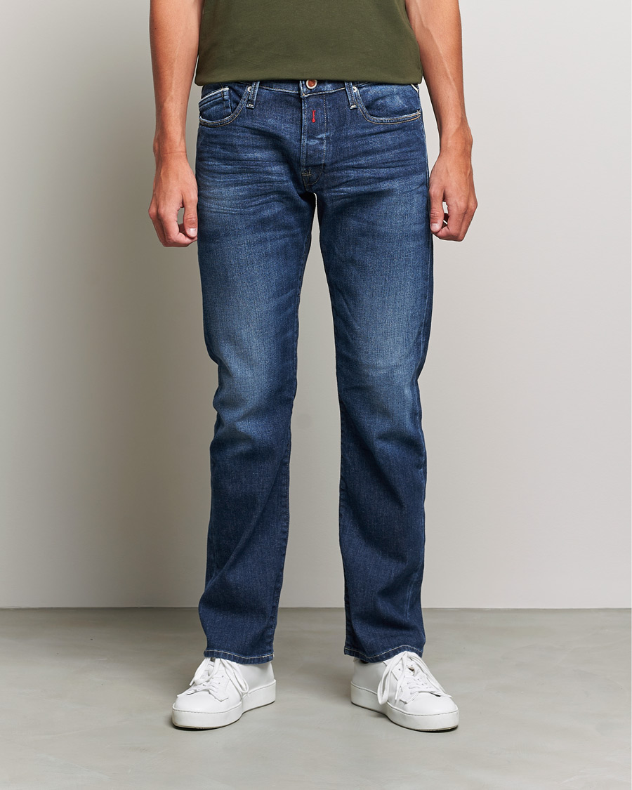 Uomini | Jeans | Replay | Waitom Recycled Stretch Jeans Medium Blue