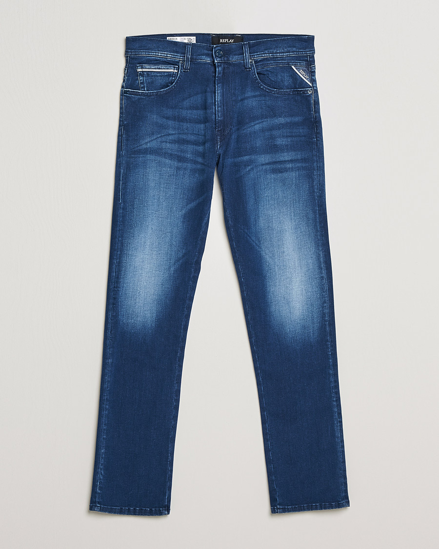 Uomini | Jeans | Replay | Grover Hyperflex Jeans Medium Blue
