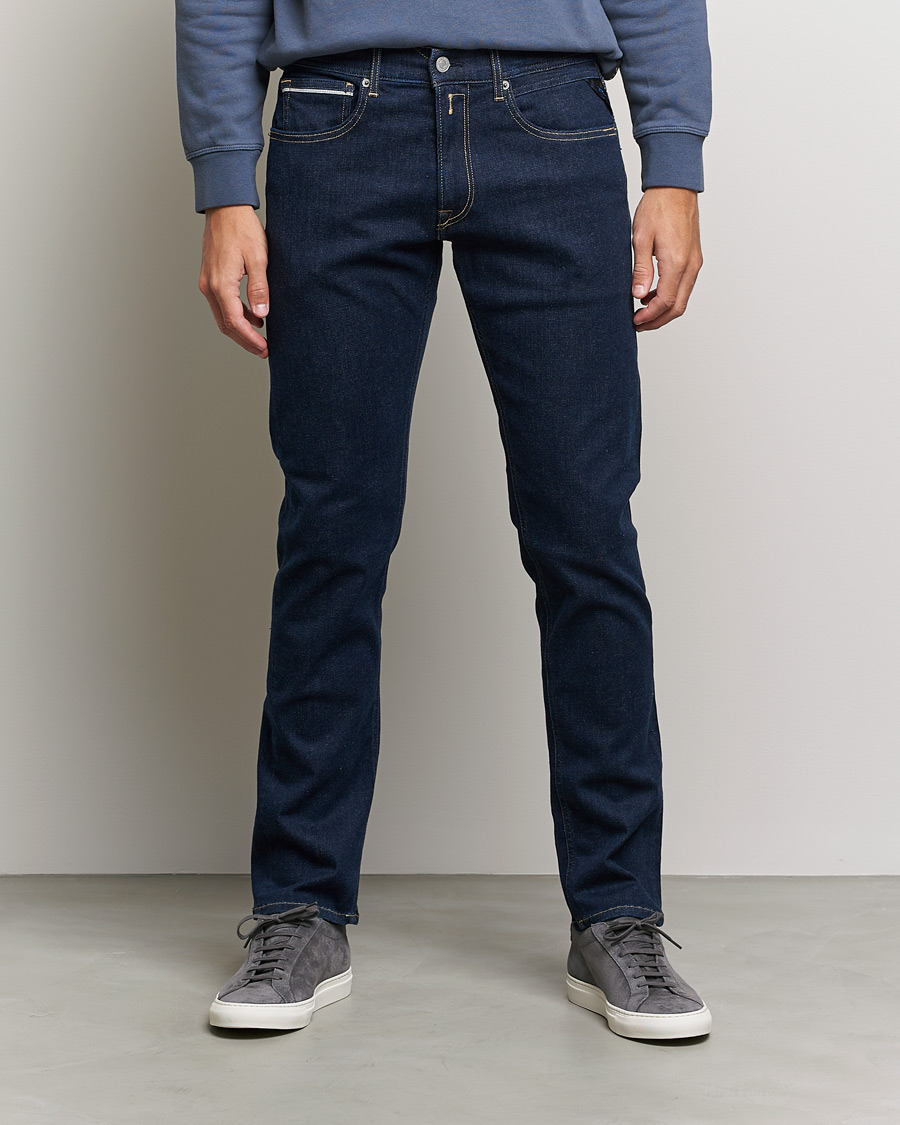 Uomini | Jeans | Replay | Grover Hyperflex Jeans Indigo Blue