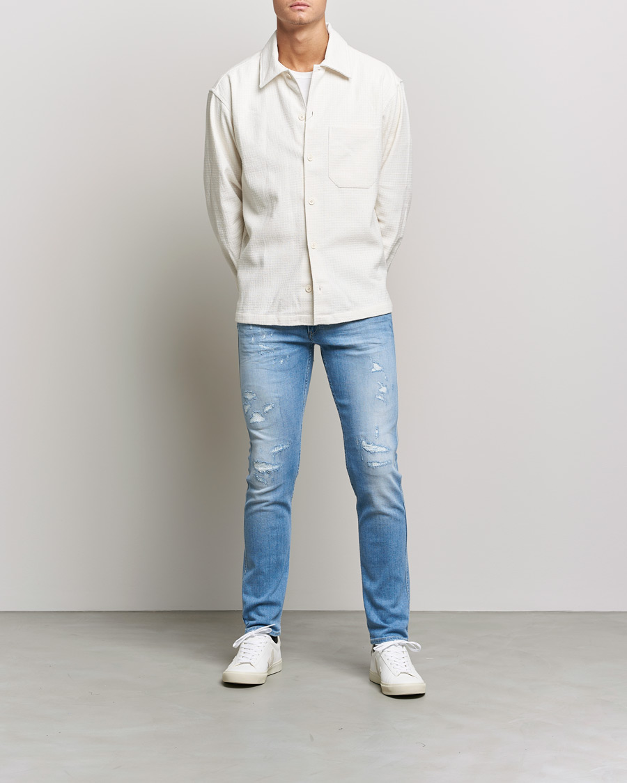 Uomini | Jeans | Replay | Anbass 20 Years Wash Jeans Light Blue