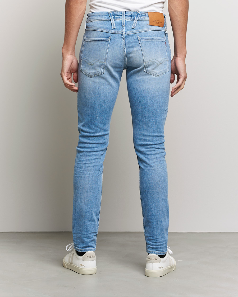 Uomini | Jeans | Replay | Anbass 20 Years Wash Jeans Light Blue