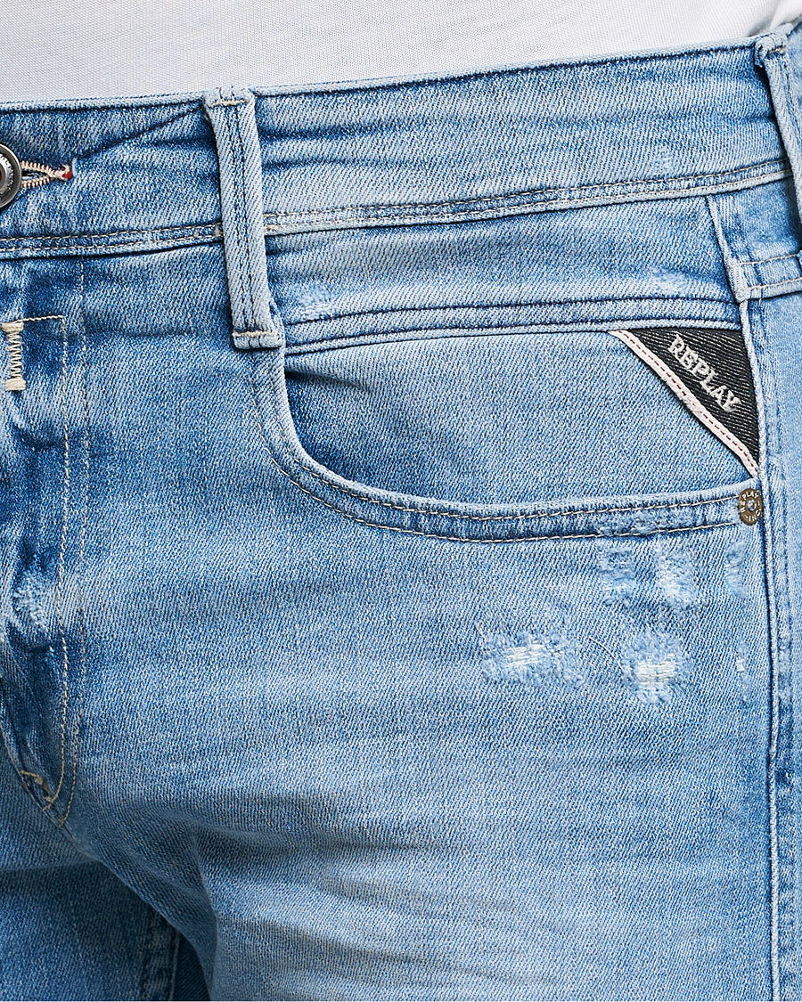 Uomini | Jeans | Replay | Anbass 20 Years Wash Jeans Light Blue