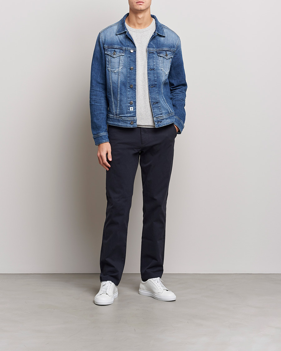 Uomini | Giacche | Replay | 5 Years Aged Denim Jacket Light Blue