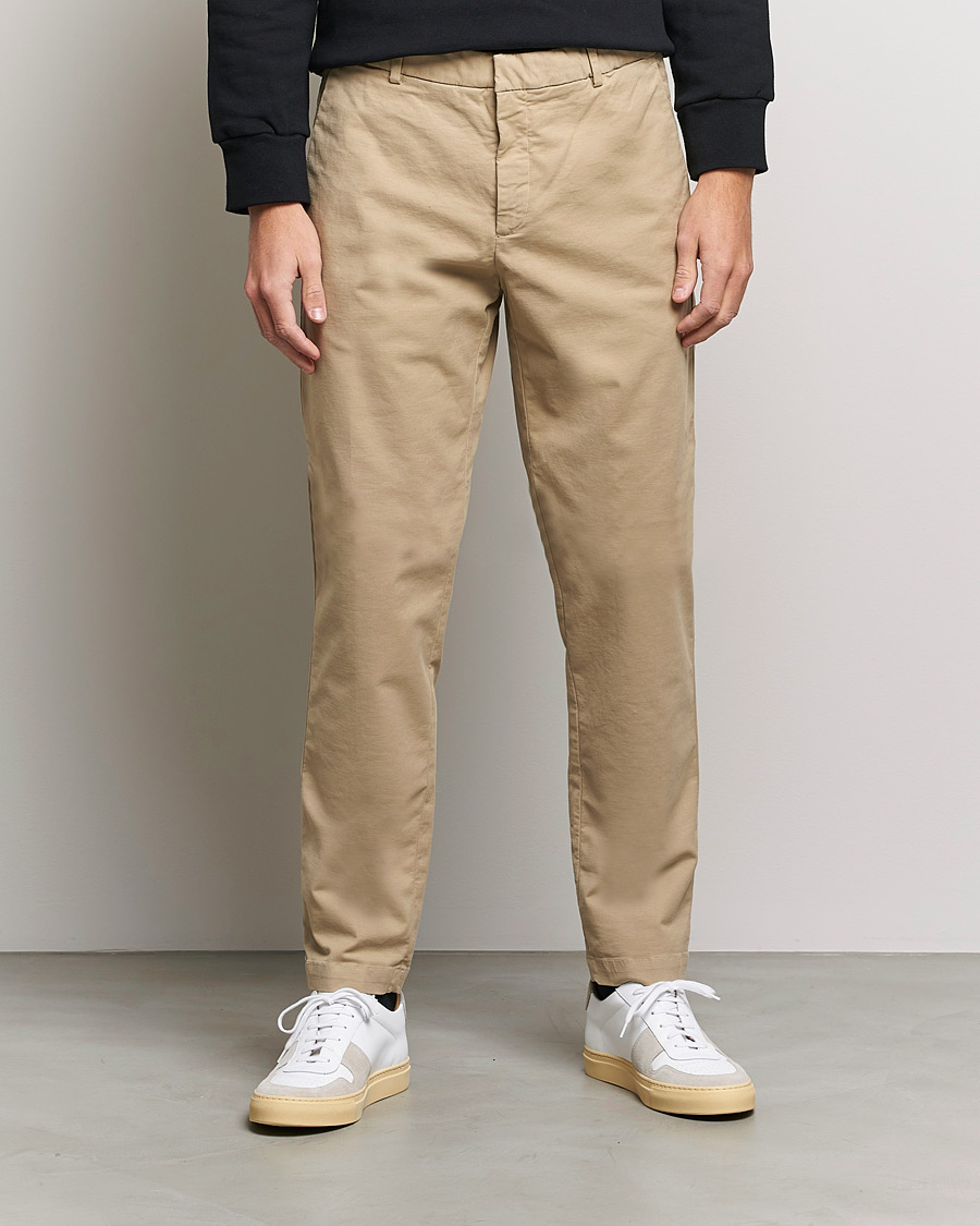 Uomini | Pantaloni | Replay | Sartoriale Comfort Stretch Chinos Light Khaki