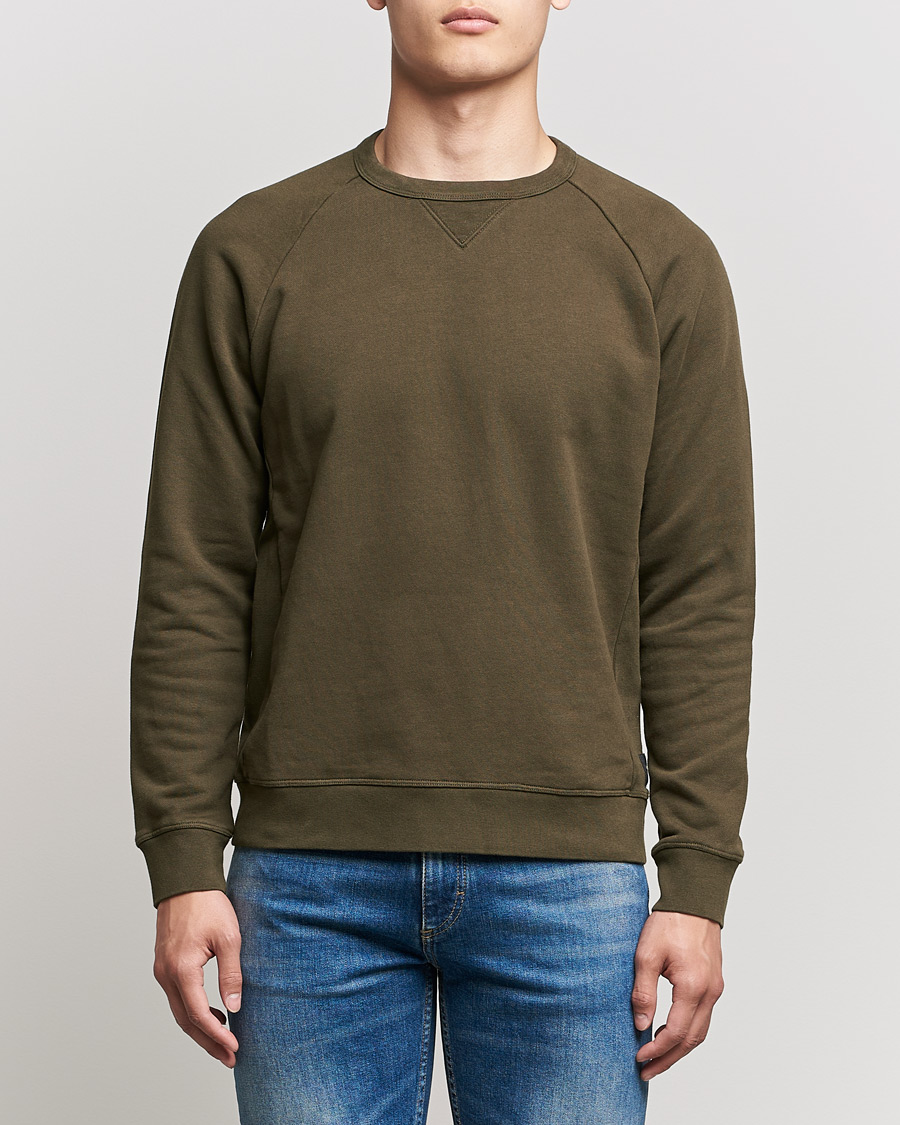 Uomini | Maglieria | Replay | Sartoriale Jersey Crew Neck Sweatshirt Military