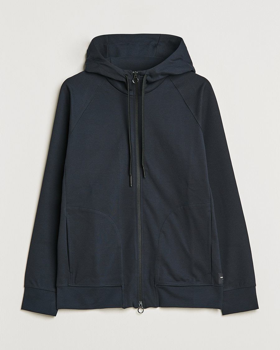 Uomini | Maglieria | Replay | Sartoriale Shiny Full Zip Hoodie Dark Blue