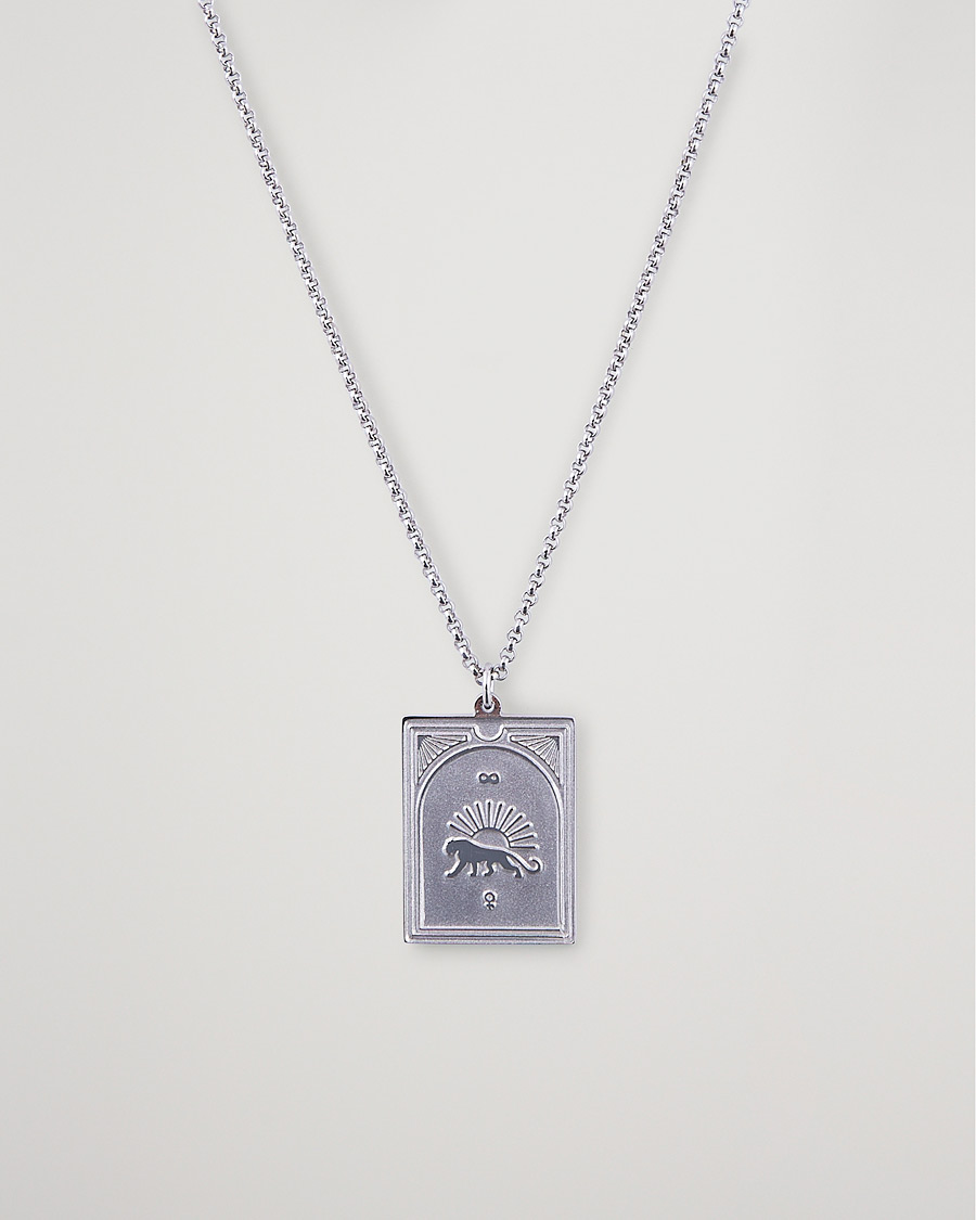 Uomini | Gioielli | Tom Wood | Tarot Strength Pendant Necklace Silver