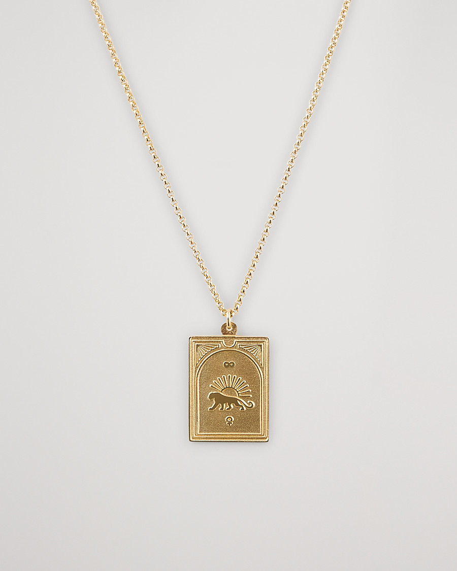 Uomini | Gioielli | Tom Wood | Tarot Strength Pendant Necklace Gold