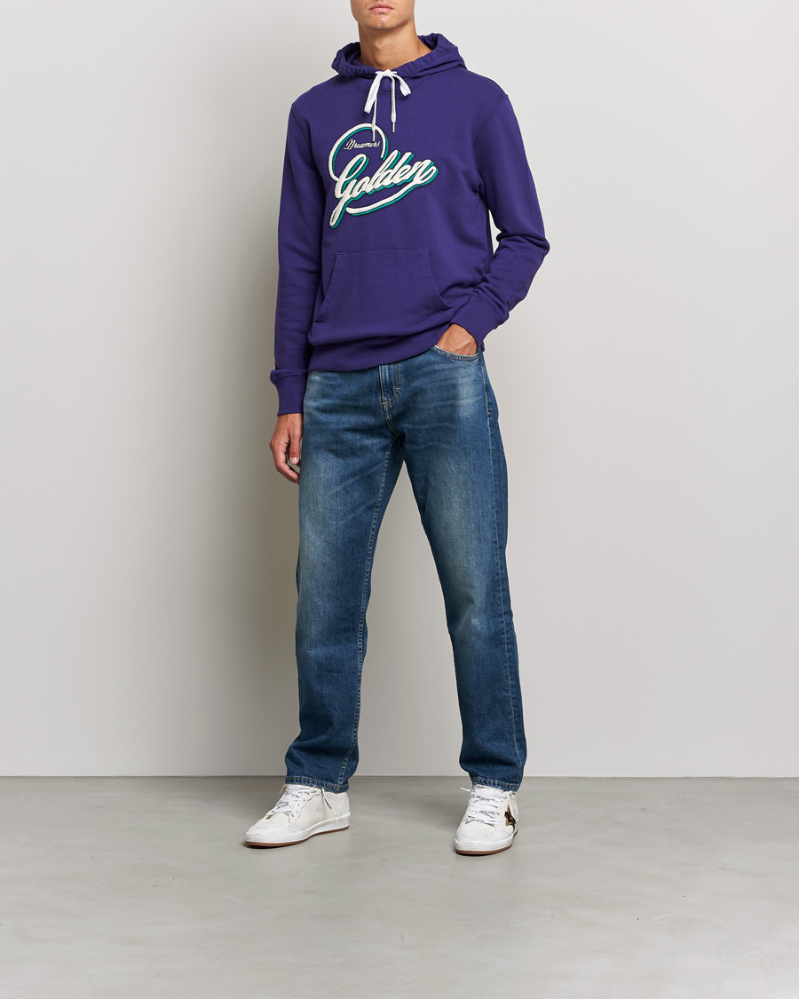 Uomini | Maglieria | Golden Goose | Deluxe Brand Journey Dreamers Hoodie Violet Indigo