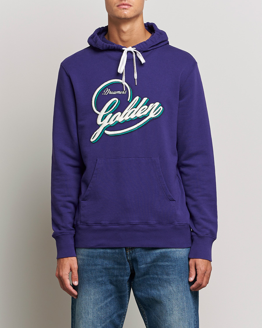 Uomini | Maglieria | Golden Goose | Deluxe Brand Journey Dreamers Hoodie Violet Indigo