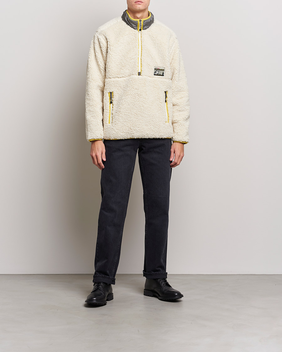 Uomini | Maglieria | Levi's | Lakeside Mock Neck Jacket Natural