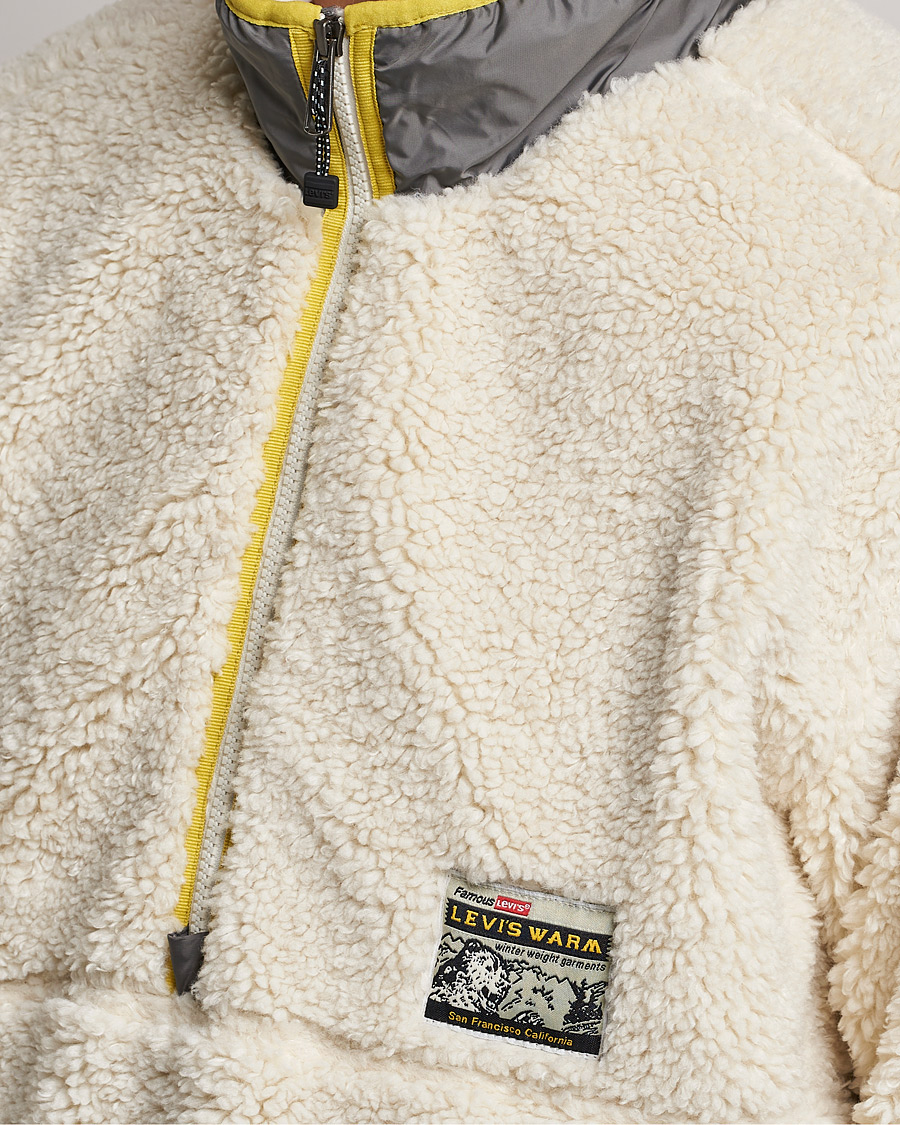 Uomini | Maglieria | Levi's | Lakeside Mock Neck Jacket Natural