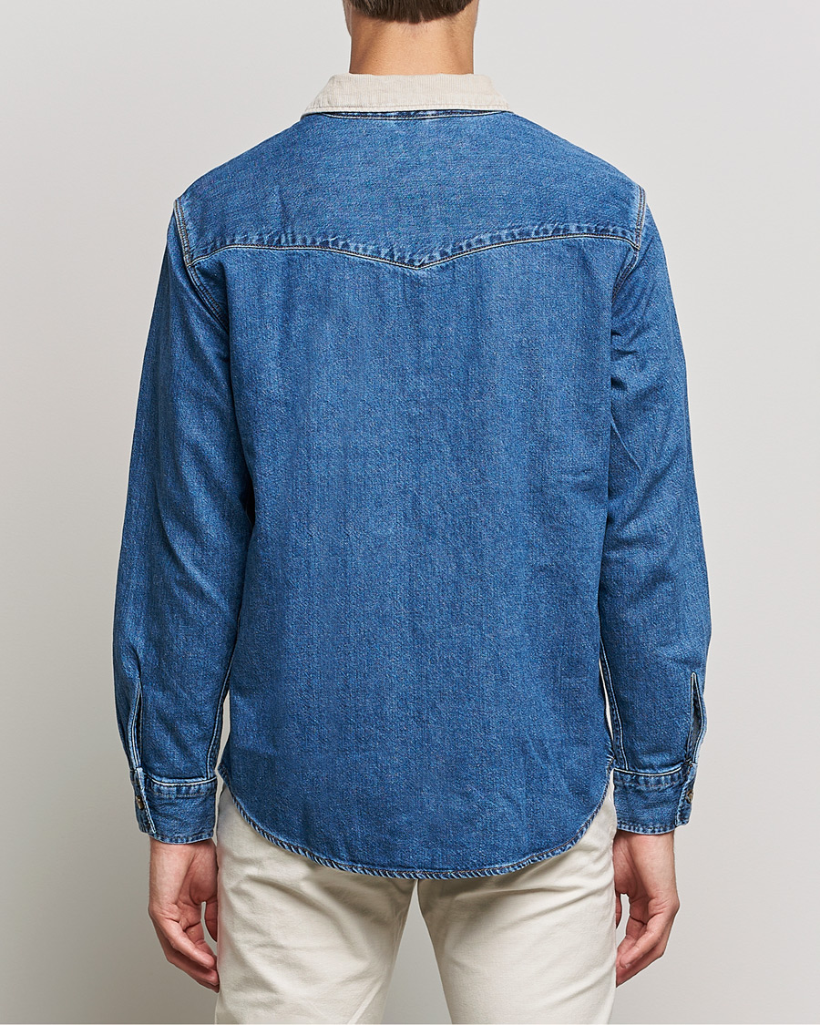 Uomini | Camicie | Levi's | Relaxed Fit Western Shirt Blue Stone Wash
