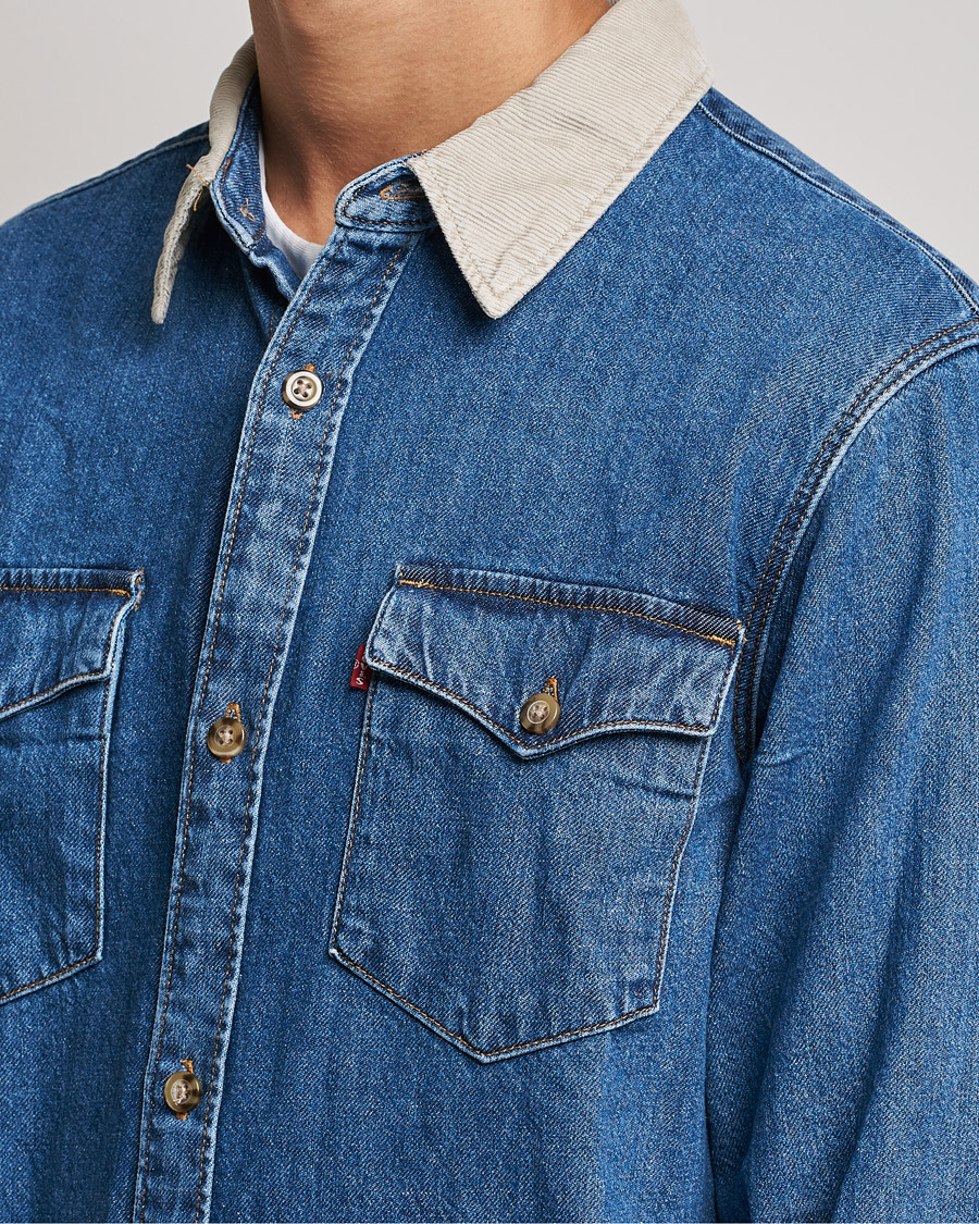 Uomini | Camicie | Levi's | Relaxed Fit Western Shirt Blue Stone Wash