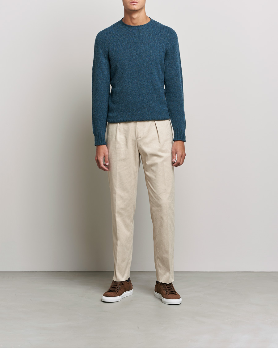 Uomini | Pantaloni | Etro | Pleated Trousers Beige