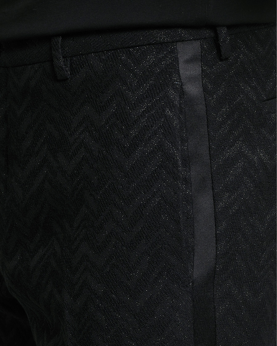 Uomini | Pantaloni | Etro | Flat Front Evening Trousers Black