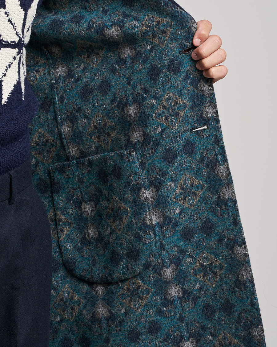 Uomini | Giacche | Etro | Deconstructed Reversible Coat Navy