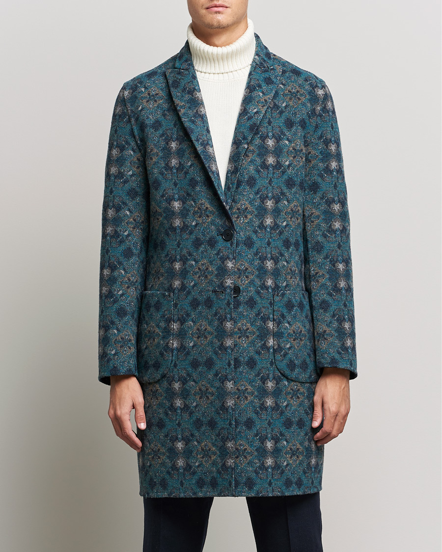 Uomini | Giacche | Etro | Deconstructed Reversible Coat Navy