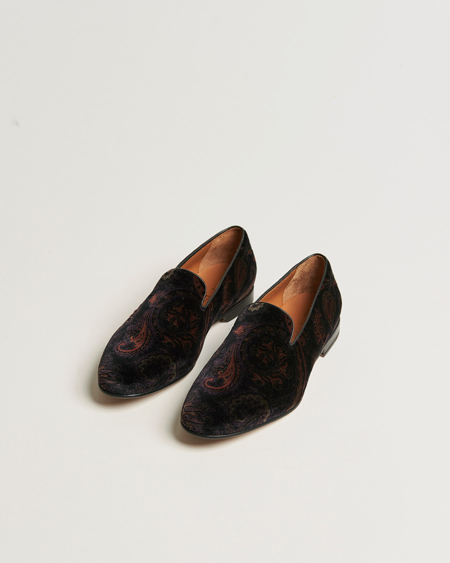 Uomini | Etro Printed Slippers Black | Etro | Printed Slippers Black