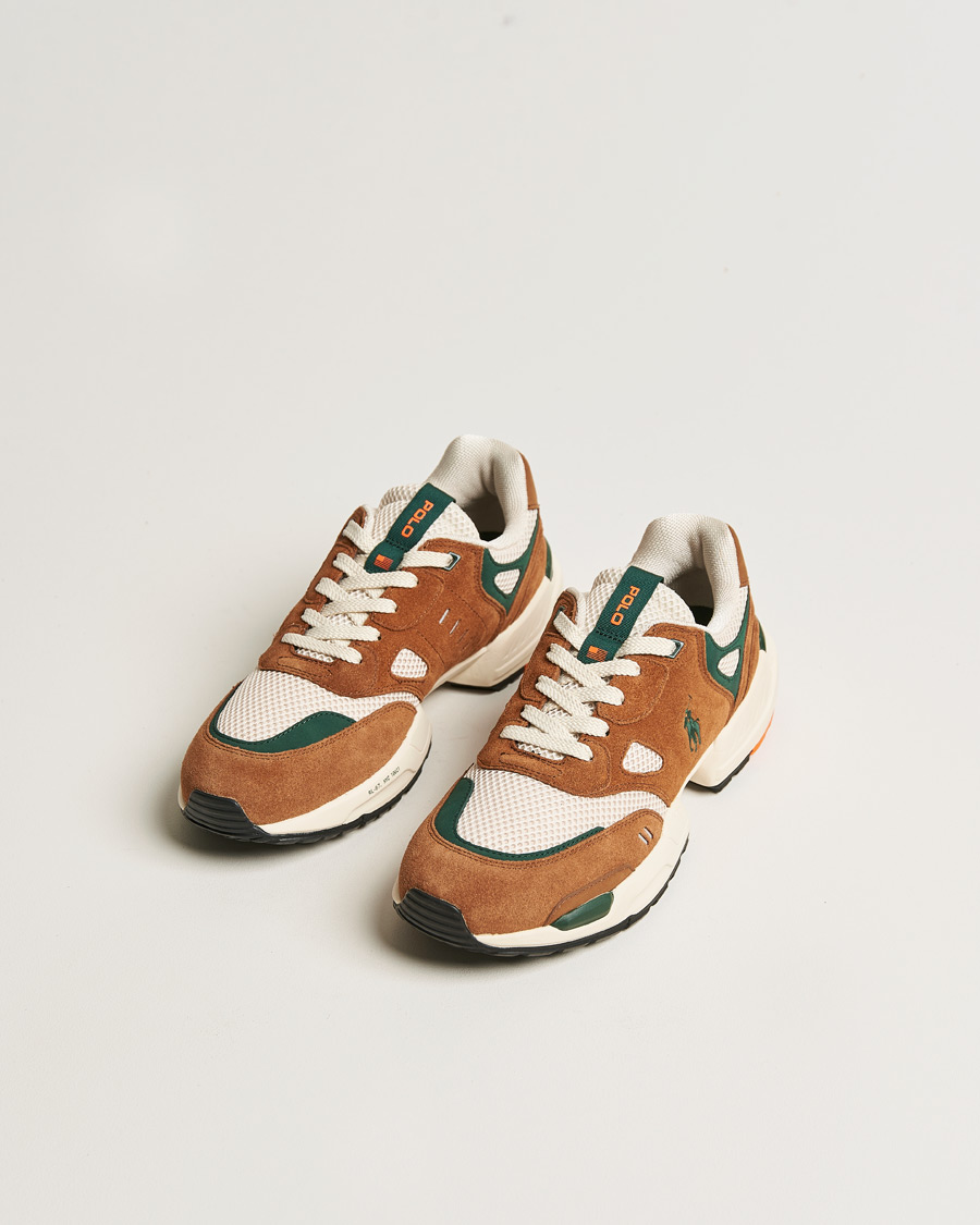 Uomini | Polo Ralph Lauren Jogger Running Sneaker Teak | Polo Ralph Lauren | Jogger Running Sneaker Teak