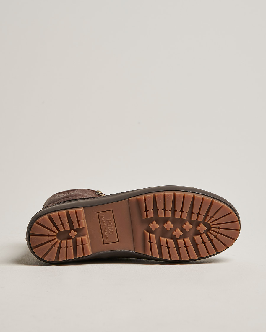 Uomini | Polo Ralph Lauren Claus Leather Boots Dark Brown | Polo Ralph Lauren | Claus Leather Boots Dark Brown