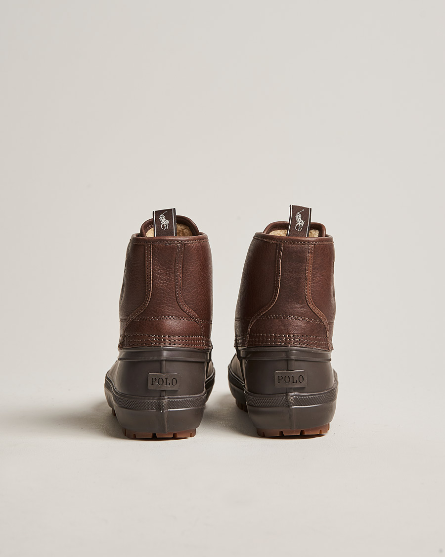 Uomini | Polo Ralph Lauren Claus Leather Boots Dark Brown | Polo Ralph Lauren | Claus Leather Boots Dark Brown