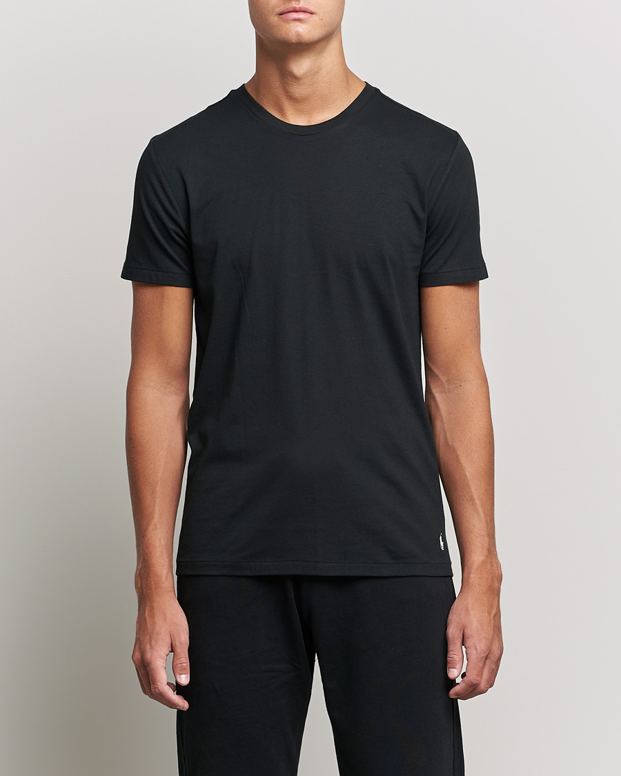 Uomini | T-shirt | Polo Ralph Lauren | 3-Pack Crew Neck T-Shirt Black