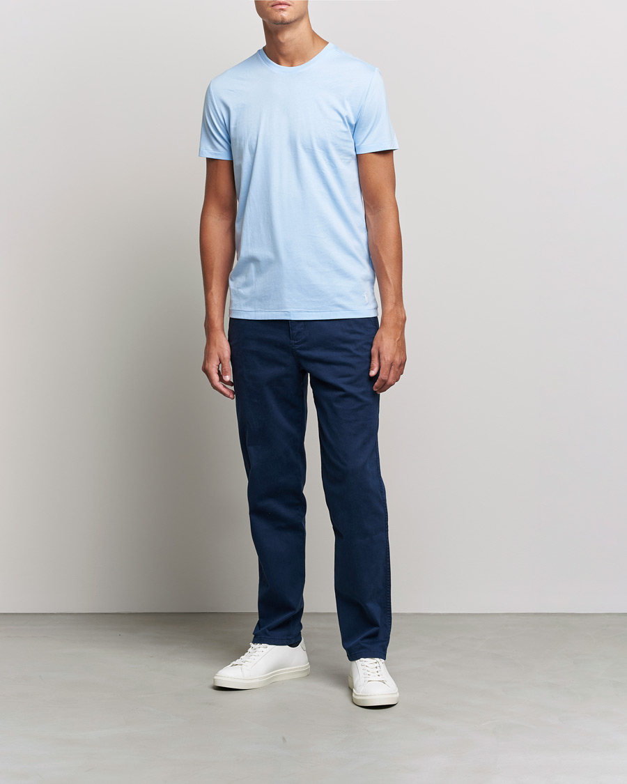 Uomini | T-shirt | Polo Ralph Lauren | 3-Pack Crew Neck T-Shirt Navy/Light Navy/Elite Blue