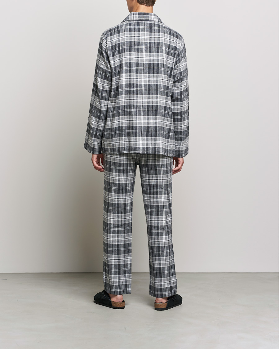 Uomini | Accappatoi & Pigiami | Polo Ralph Lauren | Checked Flannel Pyjama Set Grey Heather