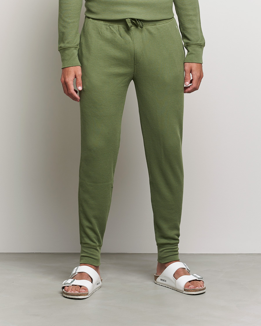 Uomini | Pantaloni | Polo Ralph Lauren | Waffle Sweat Pants Army Olive
