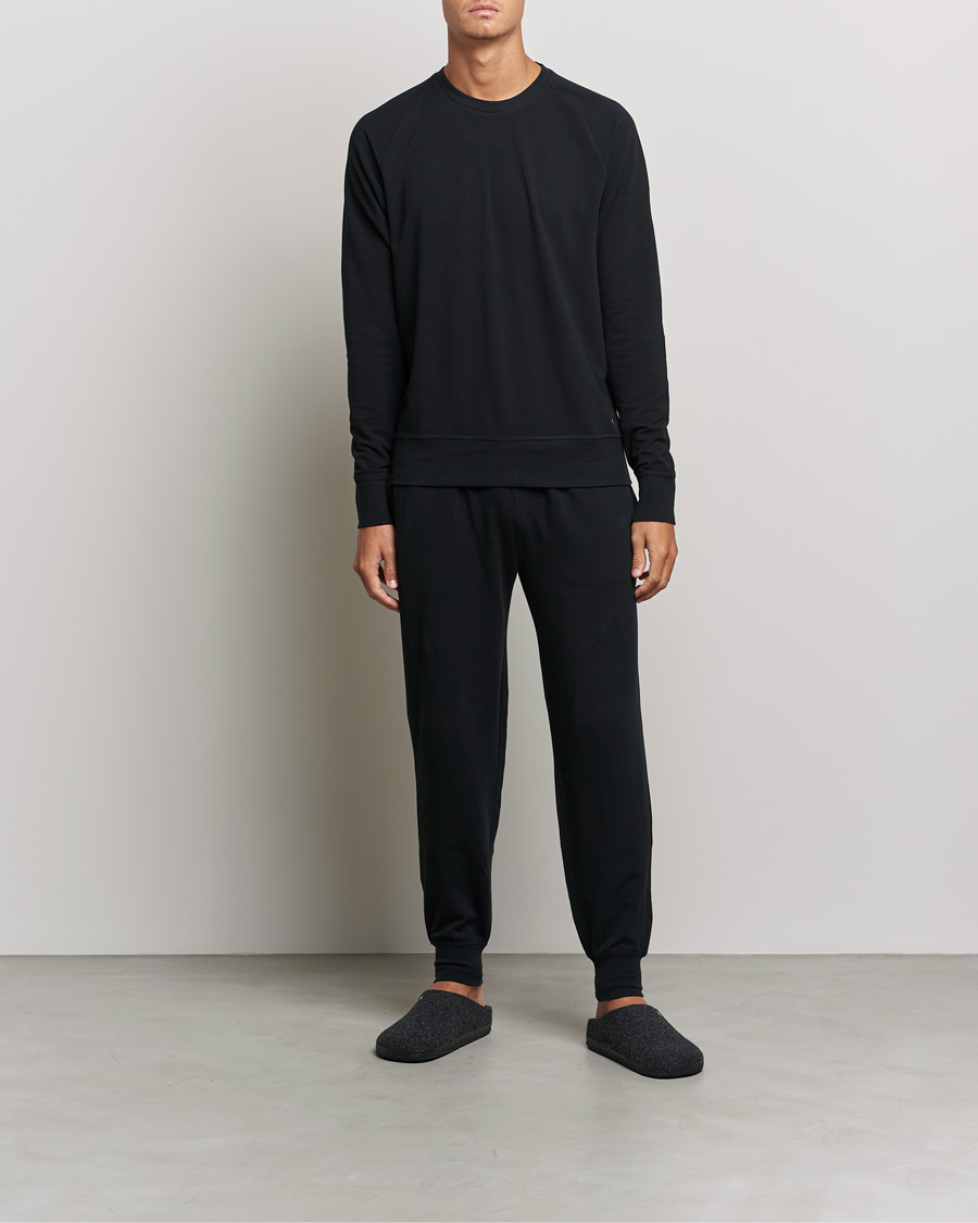 Uomini | T-shirt | Polo Ralph Lauren | Cotton Jersey Long Sleeve Tee Black