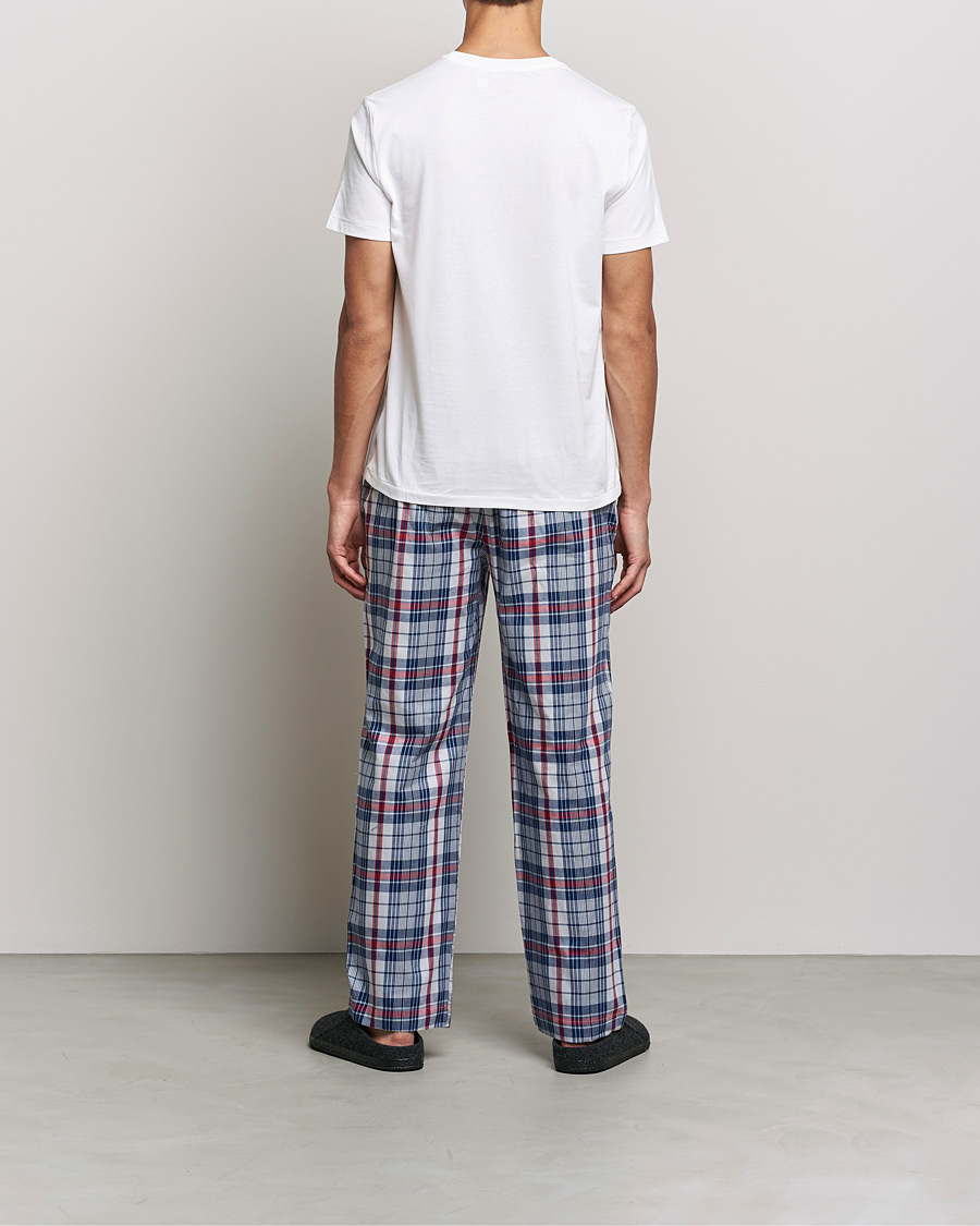 Uomini | Accappatoi & Pigiami | Polo Ralph Lauren | Cotton Checked Pyjama Set White/Red