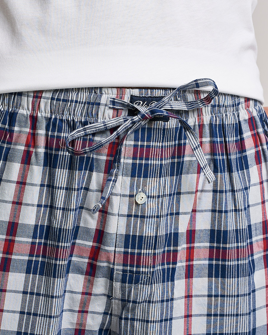 Uomini | Accappatoi & Pigiami | Polo Ralph Lauren | Cotton Checked Pyjama Set White/Red
