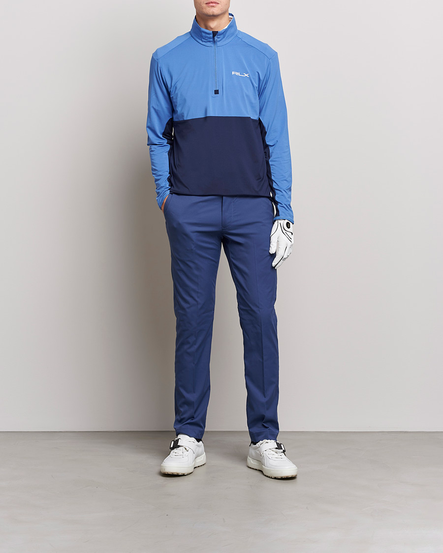 Uomini | Maglieria | RLX Ralph Lauren | Performance Airflow Half-Zip French Blue/Navy