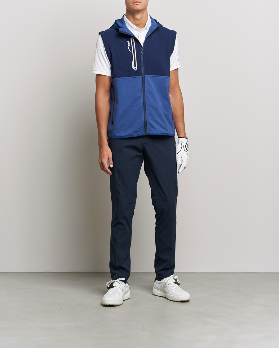 Uomini | Maglieria | RLX Ralph Lauren | Techy Terry Full-Zip Hoodie Light Navy/French Navy