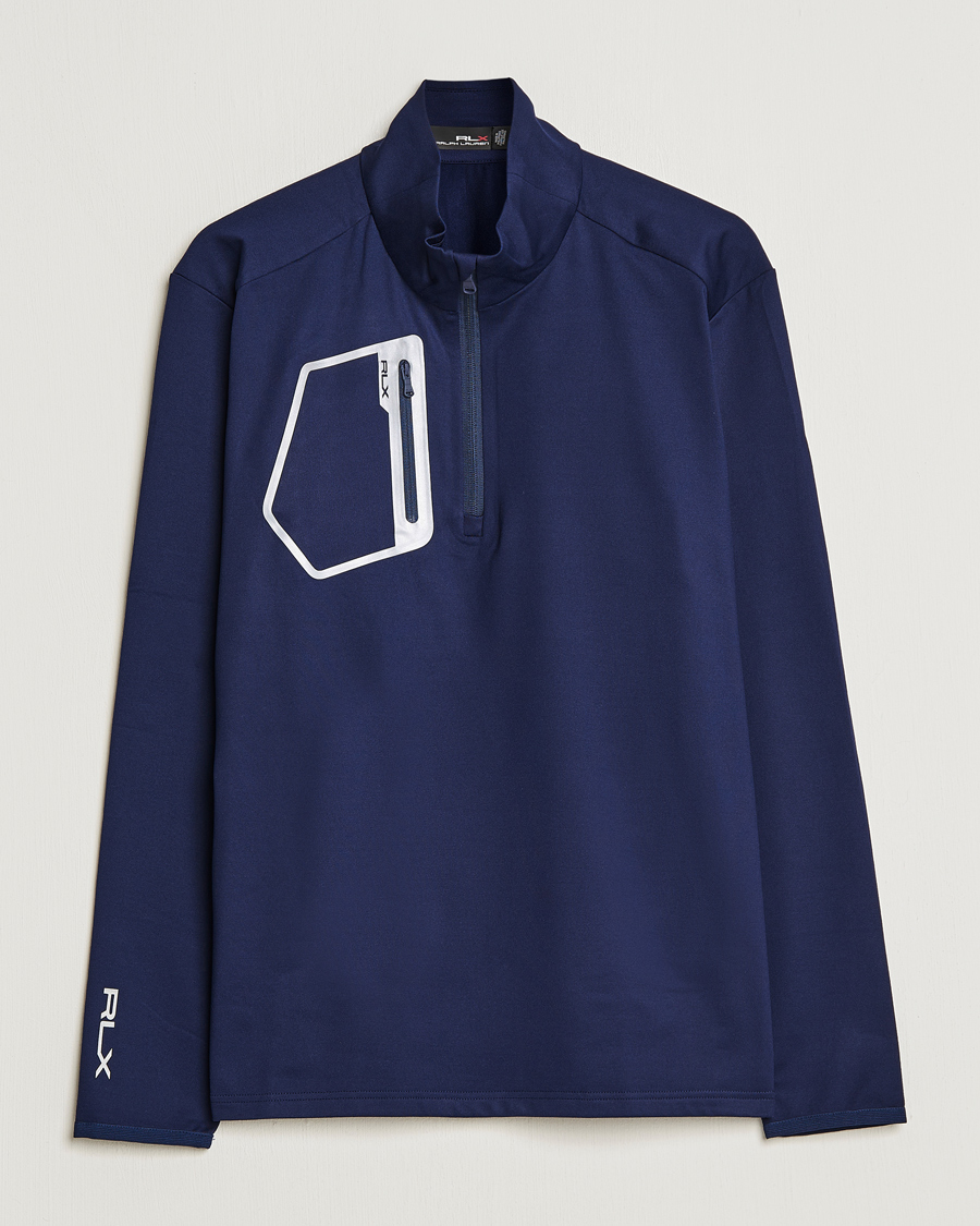 Uomini | Maglieria | RLX Ralph Lauren | Luxury Performance Jersey Half-Zip Navy