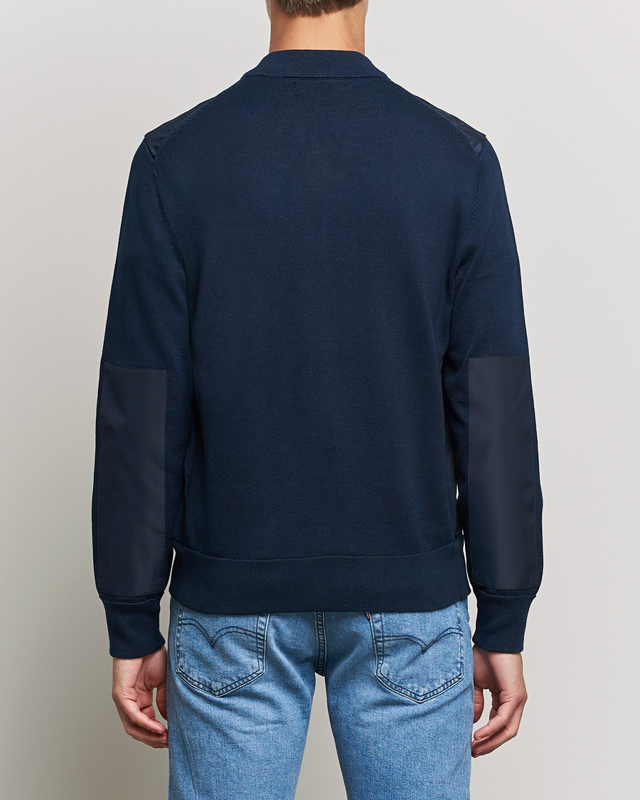 Uomini | Maglieria | Polo Ralph Lauren | Cotton Hybrid Full-Zip Sweater Piper Navy
