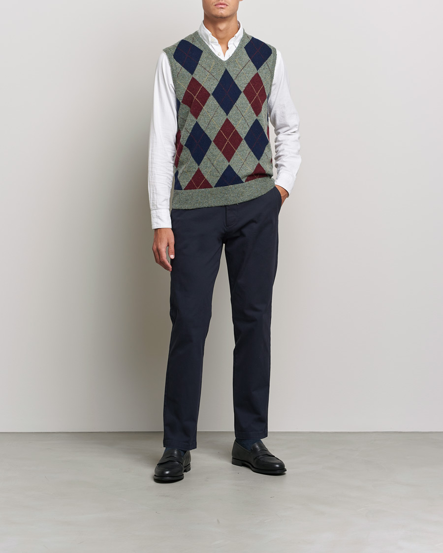 Uomini | Maglieria | Polo Ralph Lauren | Wool Argyle Vest Green Multi