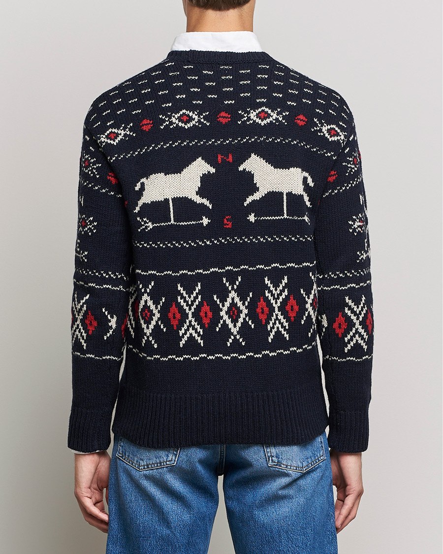Uomini | Maglieria | Polo Ralph Lauren | Wool Winter Knitted Sweater Navy Multi