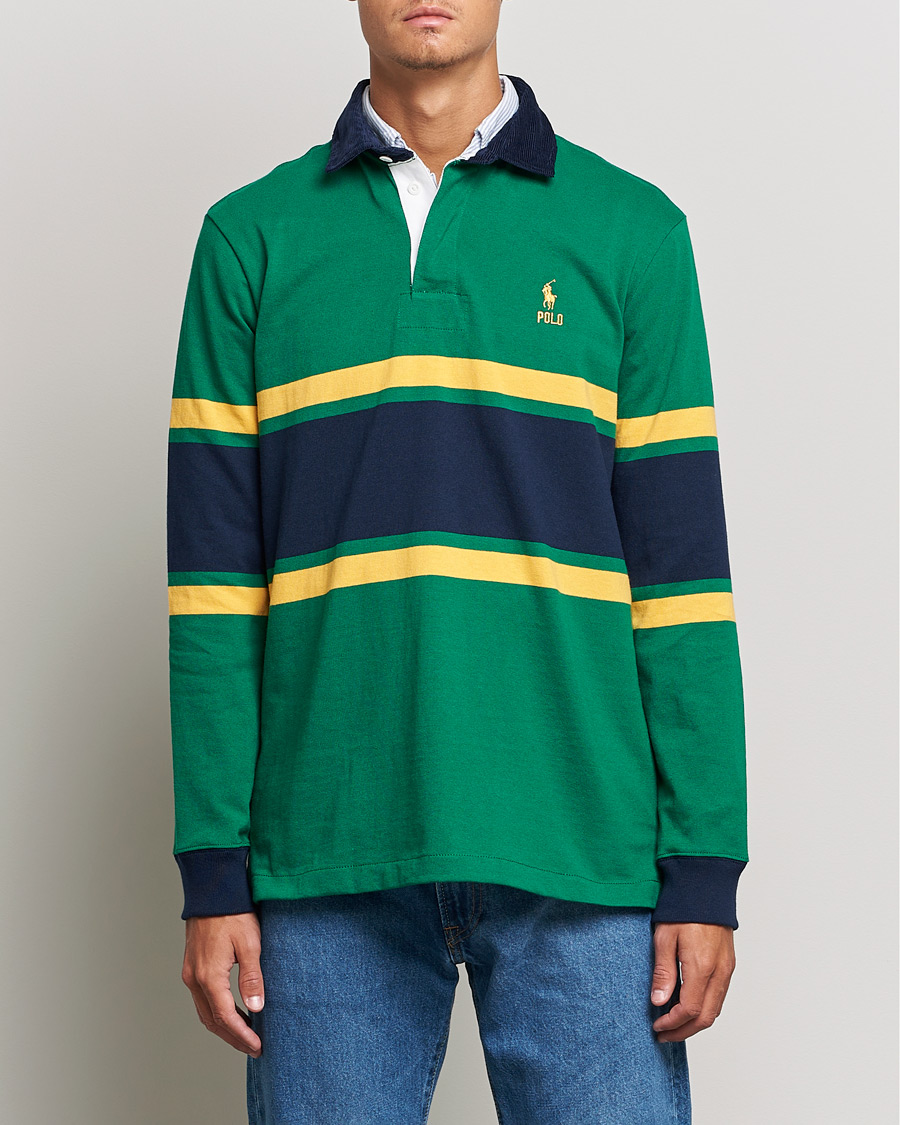 Uomini | Maglieria | Polo Ralph Lauren | Jersey Striped Rugger Athletic Green