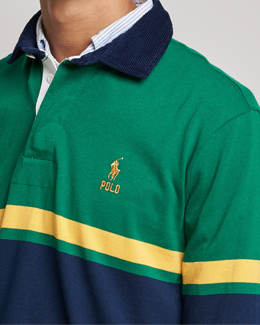 Uomini | Maglieria | Polo Ralph Lauren | Jersey Striped Rugger Athletic Green