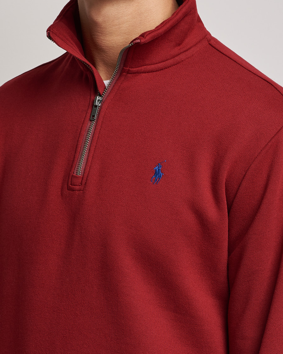 Uomini | Maglieria | Polo Ralph Lauren | Fleece Jersey Half Zip Holiday Red