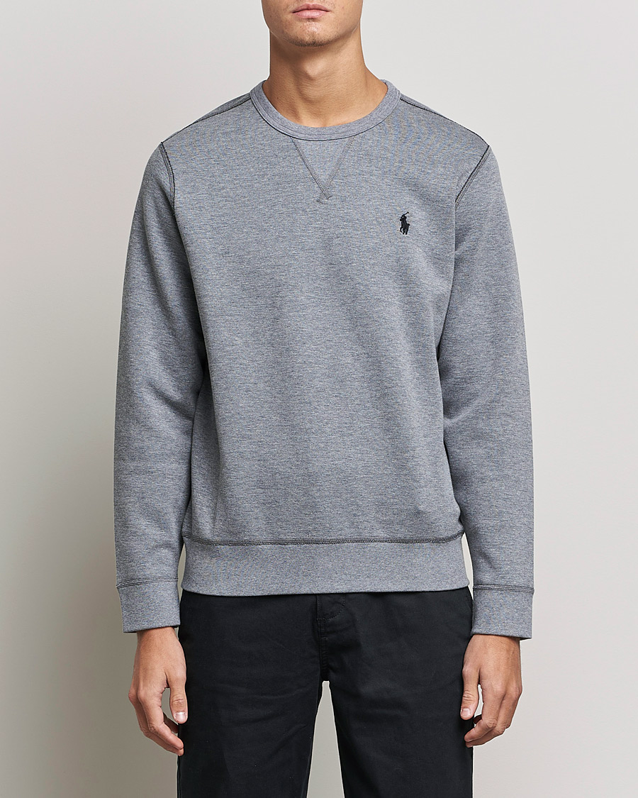 Uomini | Maglieria | Polo Ralph Lauren | Double Knit Sweatshirt Classic Grey Heather