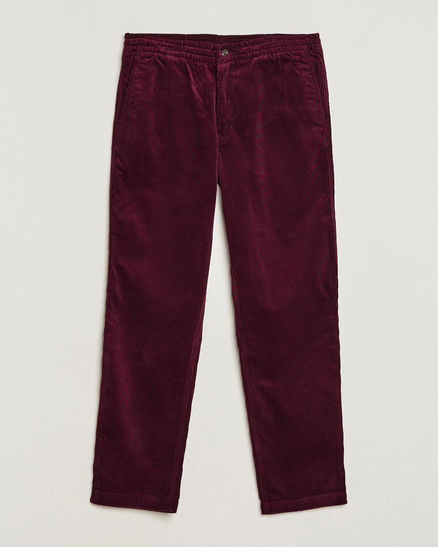Uomini | Pantaloni | Polo Ralph Lauren | Prepster Corduroy Drawstring Pants Ruby